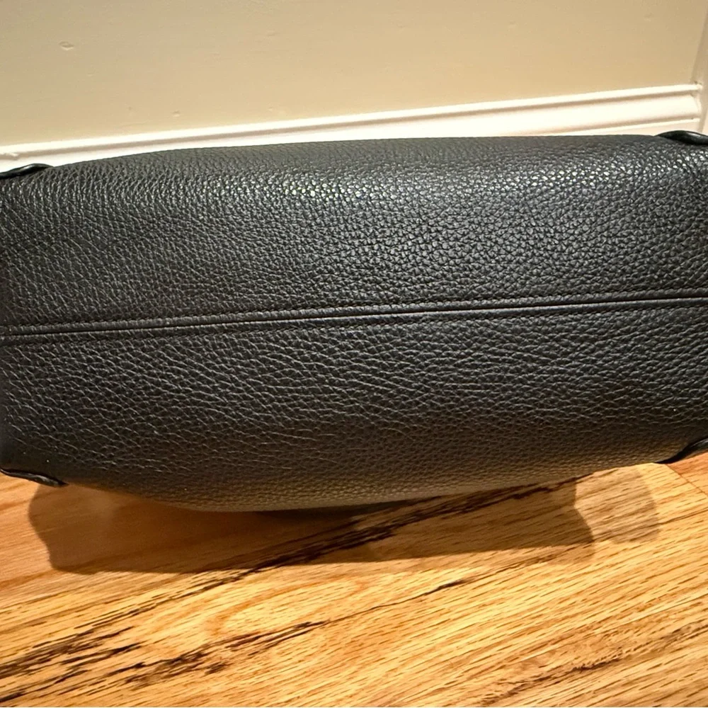 AUTHENTIC Coach Black Kacey Satchel Shoulder Bag (Medium) - Picture 7 of 9